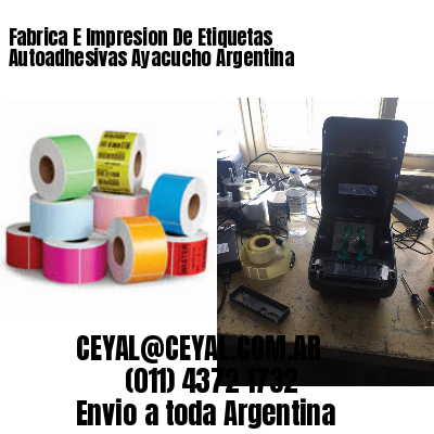 Fabrica E Impresion De Etiquetas Autoadhesivas Ayacucho Argentina