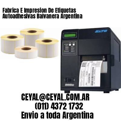 Fabrica E Impresion De Etiquetas Autoadhesivas Balvanera Argentina