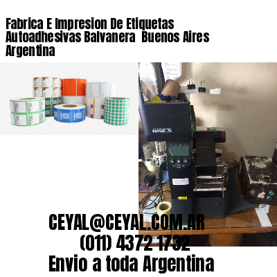 Fabrica E Impresion De Etiquetas Autoadhesivas Balvanera  Buenos Aires Argentina