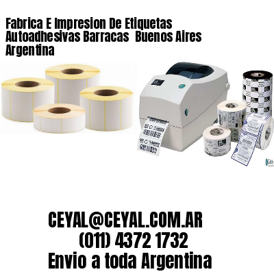 Fabrica E Impresion De Etiquetas Autoadhesivas Barracas  Buenos Aires Argentina