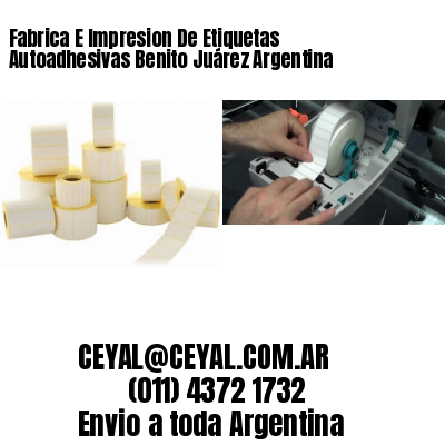 Fabrica E Impresion De Etiquetas Autoadhesivas Benito Juárez Argentina