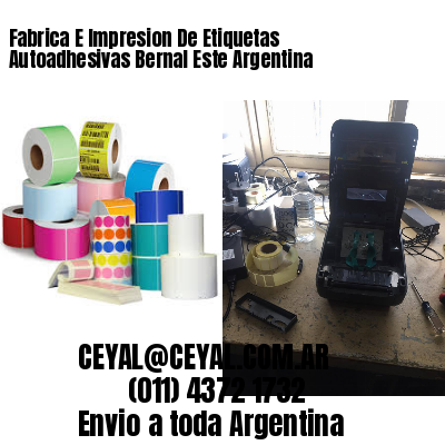 Fabrica E Impresion De Etiquetas Autoadhesivas Bernal Este Argentina