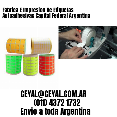 Fabrica E Impresion De Etiquetas Autoadhesivas Capital Federal Argentina