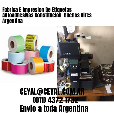 Fabrica E Impresion De Etiquetas Autoadhesivas Constitucion  Buenos Aires Argentina