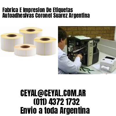 Fabrica E Impresion De Etiquetas Autoadhesivas Coronel Suarez Argentina