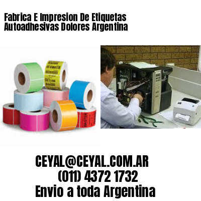 Fabrica E Impresion De Etiquetas Autoadhesivas Dolores Argentina