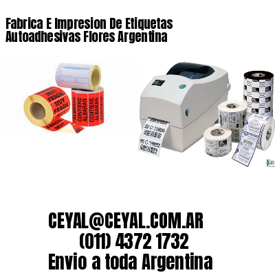 Fabrica E Impresion De Etiquetas Autoadhesivas Flores Argentina