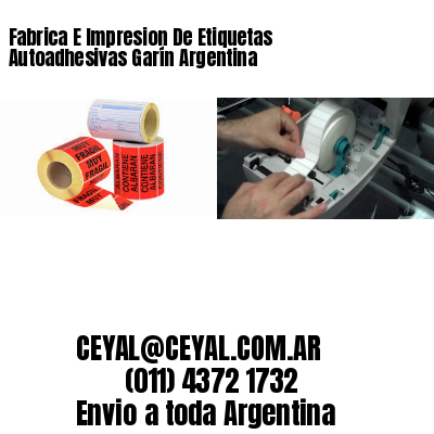 Fabrica E Impresion De Etiquetas Autoadhesivas Garín Argentina