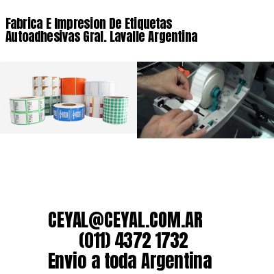 Fabrica E Impresion De Etiquetas Autoadhesivas Gral. Lavalle Argentina