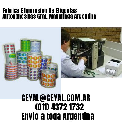 Fabrica E Impresion De Etiquetas Autoadhesivas Gral. Madariaga Argentina