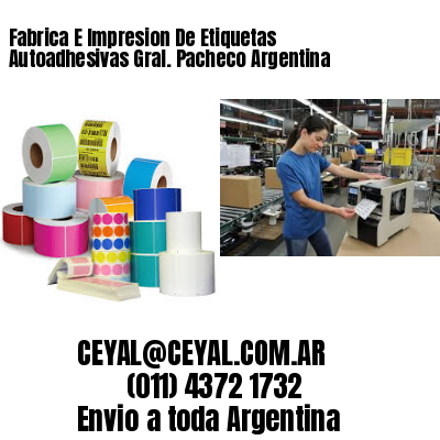 Fabrica E Impresion De Etiquetas Autoadhesivas Gral. Pacheco Argentina