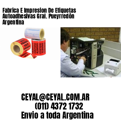 Fabrica E Impresion De Etiquetas Autoadhesivas Gral. Pueyrredón Argentina