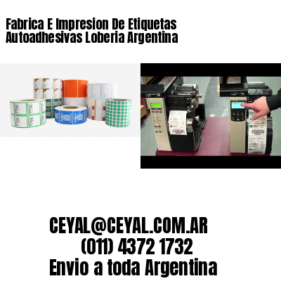 Fabrica E Impresion De Etiquetas Autoadhesivas Loberia Argentina