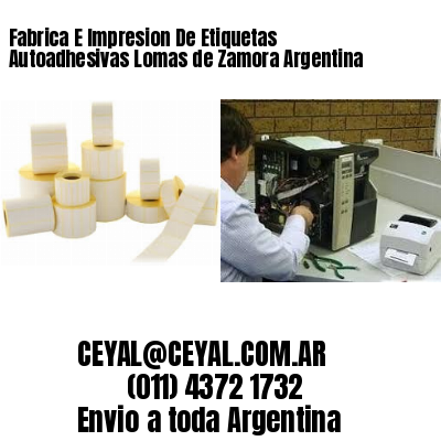 Fabrica E Impresion De Etiquetas Autoadhesivas Lomas de Zamora Argentina