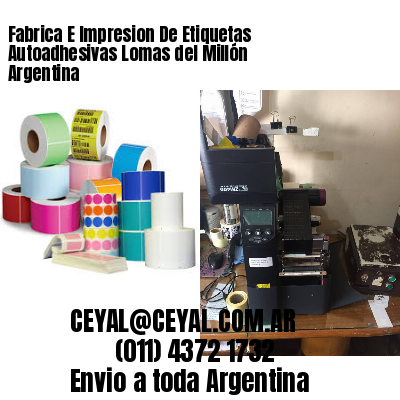 Fabrica E Impresion De Etiquetas Autoadhesivas Lomas del Millón Argentina