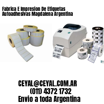 Fabrica E Impresion De Etiquetas Autoadhesivas Magdalena Argentina