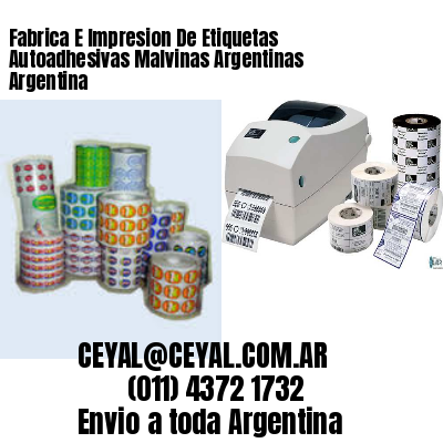Fabrica E Impresion De Etiquetas Autoadhesivas Malvinas Argentinas Argentina
