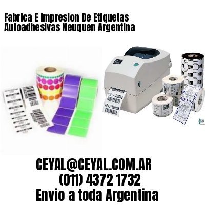 Fabrica E Impresion De Etiquetas Autoadhesivas Neuquen Argentina