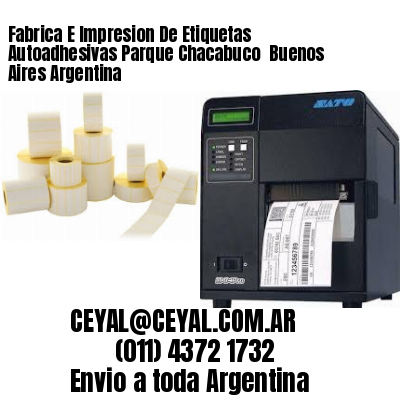 Fabrica E Impresion De Etiquetas Autoadhesivas Parque Chacabuco  Buenos Aires Argentina