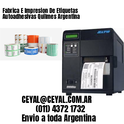 Fabrica E Impresion De Etiquetas Autoadhesivas Quilmes Argentina