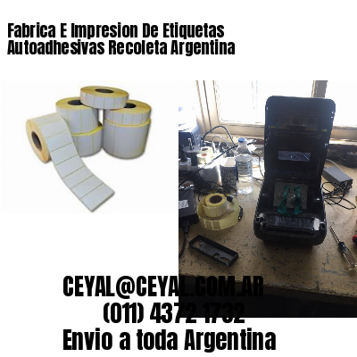 Fabrica E Impresion De Etiquetas Autoadhesivas Recoleta Argentina