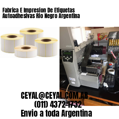 Fabrica E Impresion De Etiquetas Autoadhesivas Rio Negro Argentina