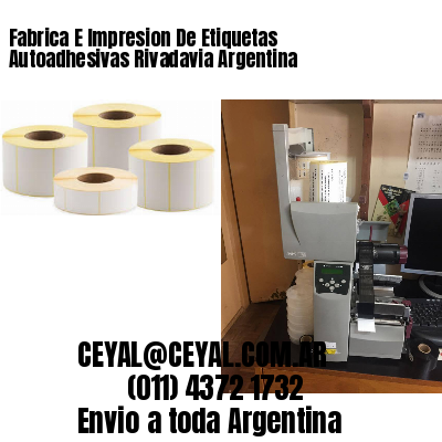 Fabrica E Impresion De Etiquetas Autoadhesivas Rivadavia Argentina