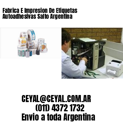 Fabrica E Impresion De Etiquetas Autoadhesivas Salto Argentina