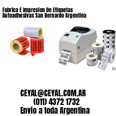 Fabrica E Impresion De Etiquetas Autoadhesivas San Bernardo Argentina