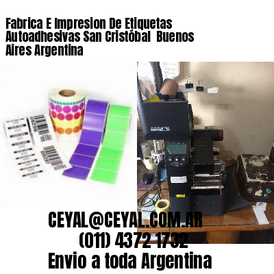 Fabrica E Impresion De Etiquetas Autoadhesivas San Cristóbal  Buenos Aires Argentina