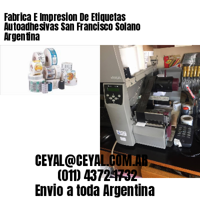 Fabrica E Impresion De Etiquetas Autoadhesivas San Francisco Solano Argentina