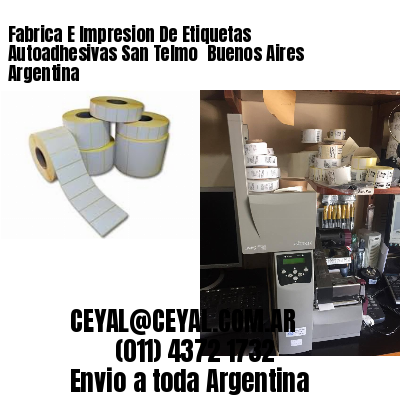 Fabrica E Impresion De Etiquetas Autoadhesivas San Telmo  Buenos Aires Argentina