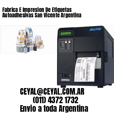 Fabrica E Impresion De Etiquetas Autoadhesivas San Vicente Argentina