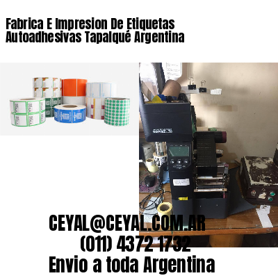 Fabrica E Impresion De Etiquetas Autoadhesivas Tapalqué Argentina
