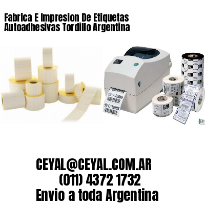 Fabrica E Impresion De Etiquetas Autoadhesivas Tordillo Argentina