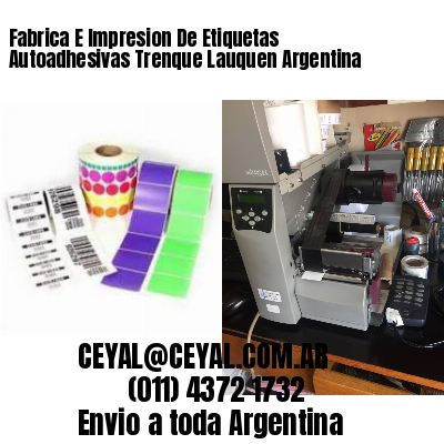 Fabrica E Impresion De Etiquetas Autoadhesivas Trenque Lauquen Argentina