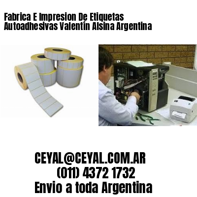 Fabrica E Impresion De Etiquetas Autoadhesivas Valentín Alsina Argentina