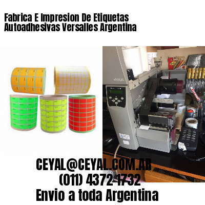 Fabrica E Impresion De Etiquetas Autoadhesivas Versalles Argentina