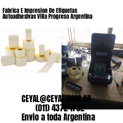 Fabrica E Impresion De Etiquetas Autoadhesivas Villa Progreso Argentina