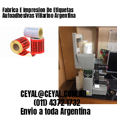 Fabrica E Impresion De Etiquetas Autoadhesivas Villarino Argentina