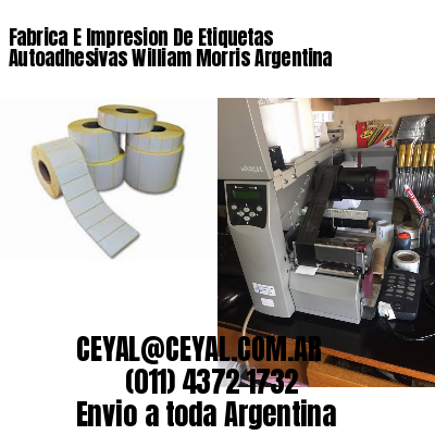 Fabrica E Impresion De Etiquetas Autoadhesivas William Morris Argentina
