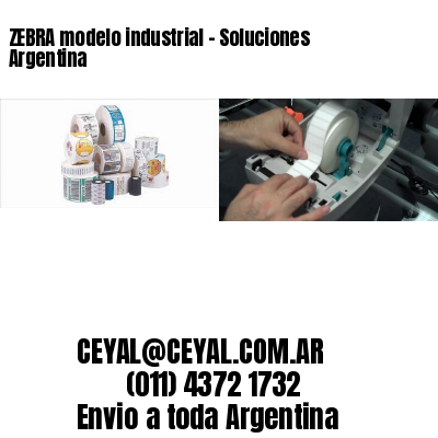 ZEBRA modelo industrial – Soluciones Argentina