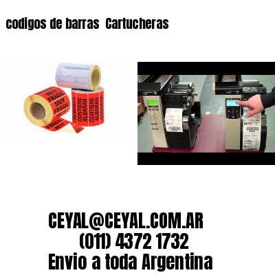 codigos de barras 	Cartucheras