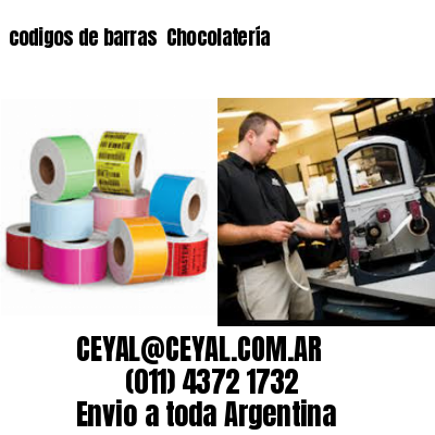codigos de barras 	Chocolatería