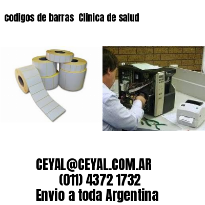 codigos de barras 	Clinica de salud