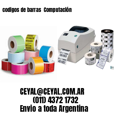 codigos de barras 	Computación