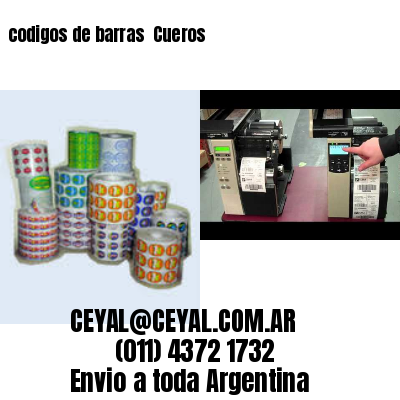 codigos de barras 	Cueros