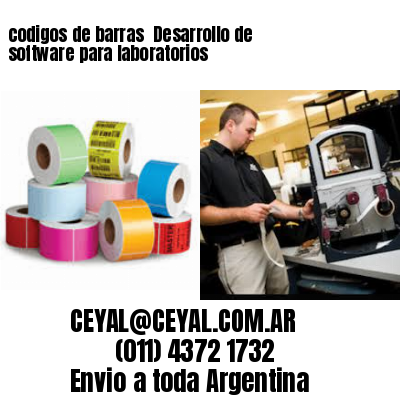 codigos de barras 	Desarrollo de software para laboratorios