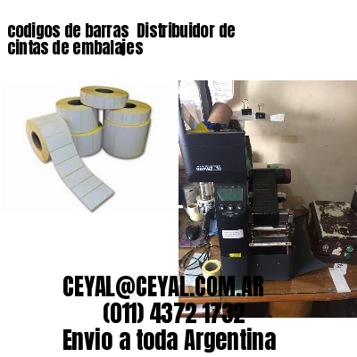 codigos de barras 	Distribuidor de cintas de embalajes