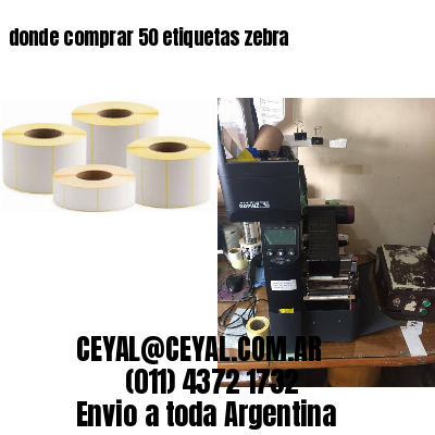 donde comprar 50 etiquetas zebra